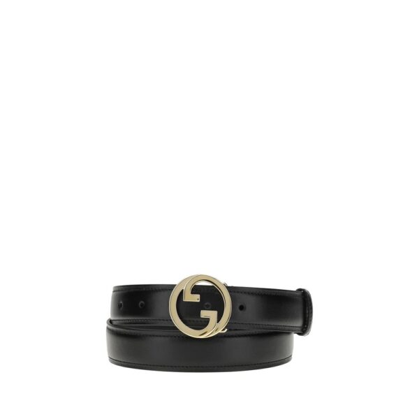 Gucci Leather GG Belt - Image 4