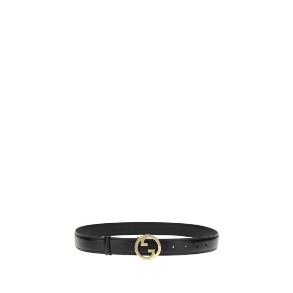 Gucci Leather GG Belt - Image 5