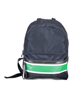 Tommy Hilfiger Blue Polyester Men Backpack