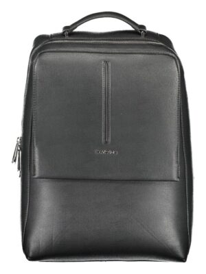 Calvin Klein Black Polyester Men Backpack