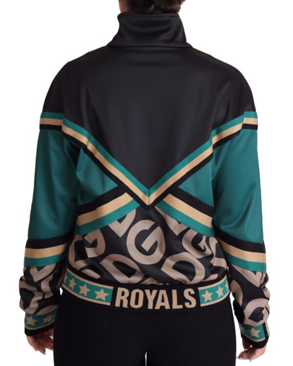 Dolce & Gabbana Chic Multicolor Track Jacket with Logo Mania - Image 3
