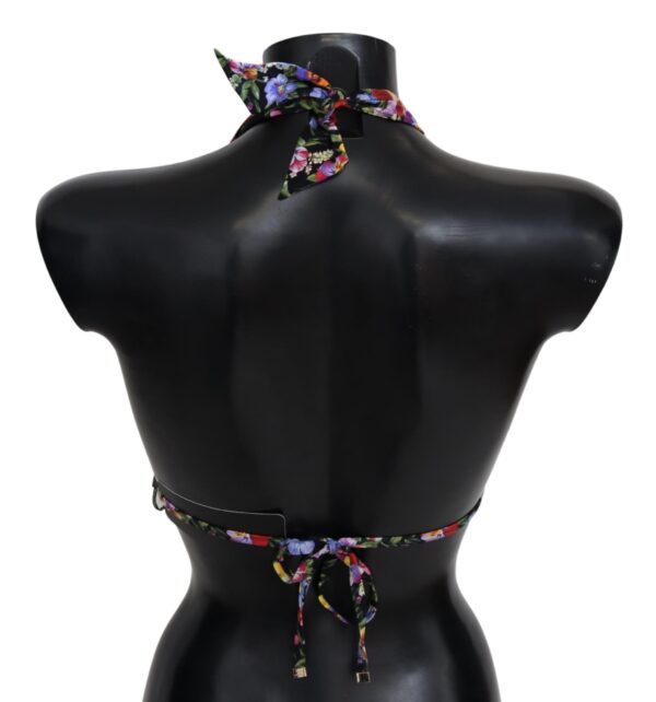 Dolce & Gabbana Chic Floral Printed Bikini Top - Image 2