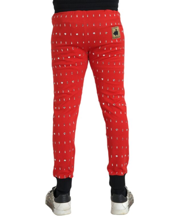 Dolce & Gabbana Red Year Of The Pig Jogger Sweatpants Pants - Image 3
