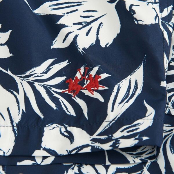 La Martina Blue Polyester Men Swimwear - Image 3
