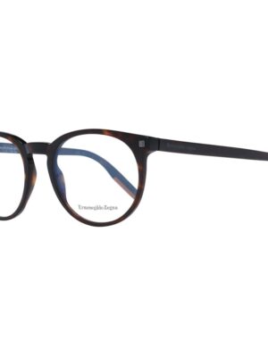Ermenegildo Zegna Brown Men Optical Frames