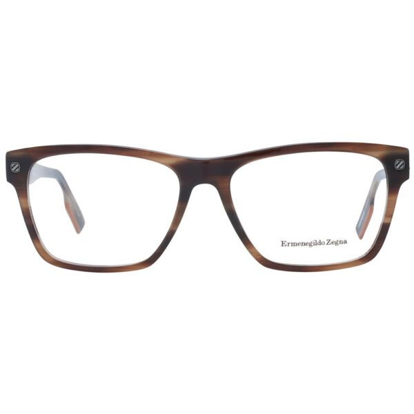 Ermenegildo Zegna Brown Men Optical Frames - Image 2