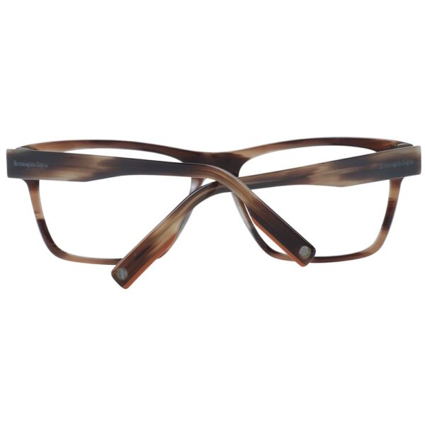 Ermenegildo Zegna Brown Men Optical Frames - Image 3