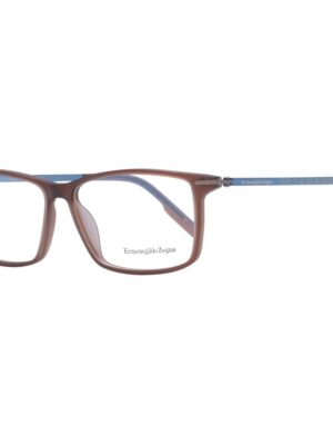 Ermenegildo Zegna Brown Men Optical Frames