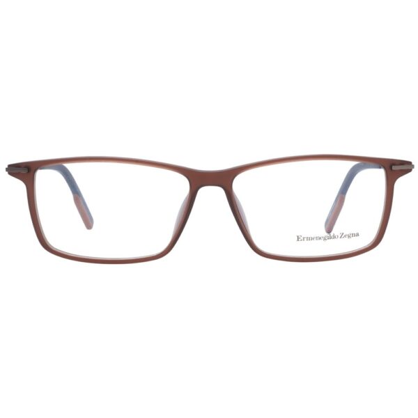 Ermenegildo Zegna Brown Men Optical Frames - Image 2