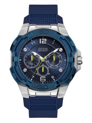 Guess Blue Rubber Watch