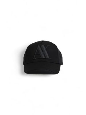 Armani Exchange Black Polyester Hats & Cap