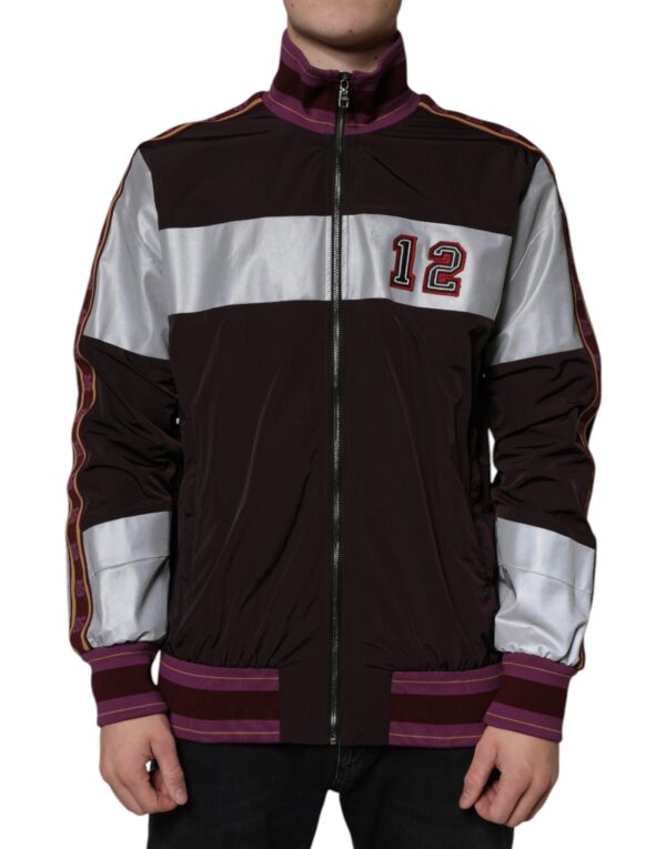 Dolce & Gabbana Multicolor Full Zip Jersey Men Bomber Jacket - Image 2