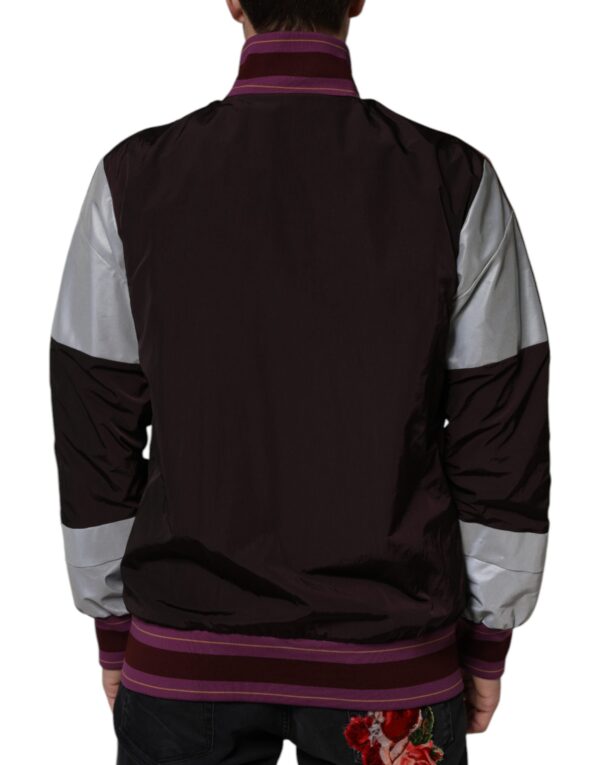 Dolce & Gabbana Multicolor Full Zip Jersey Men Bomber Jacket - Image 4