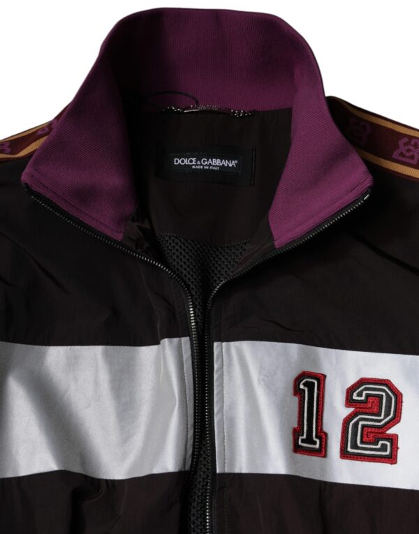 Dolce & Gabbana Multicolor Full Zip Jersey Men Bomber Jacket - Image 7