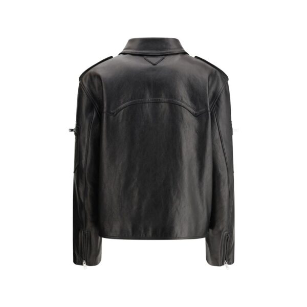 Prada Biker leather Jacket - Image 2