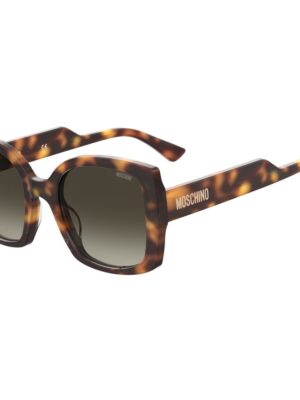 Moschino Brown Haircalf Sunglasses