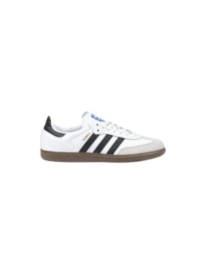Adidas Black And White Leather Sneaker