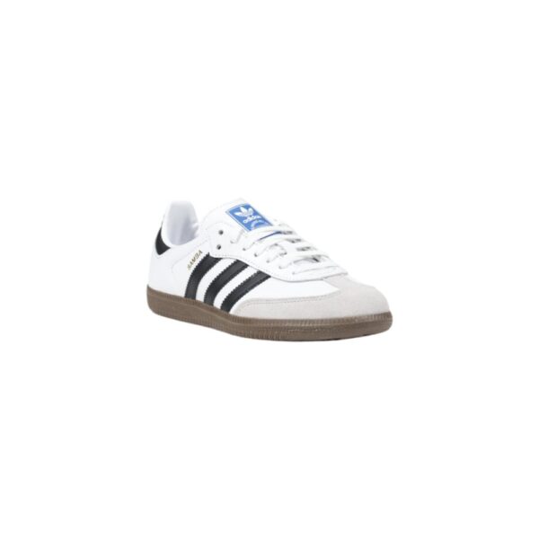 Adidas Black And White Leather Sneaker - Image 2