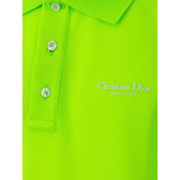 Dior Green Cotton Polo Shirt - Image 4