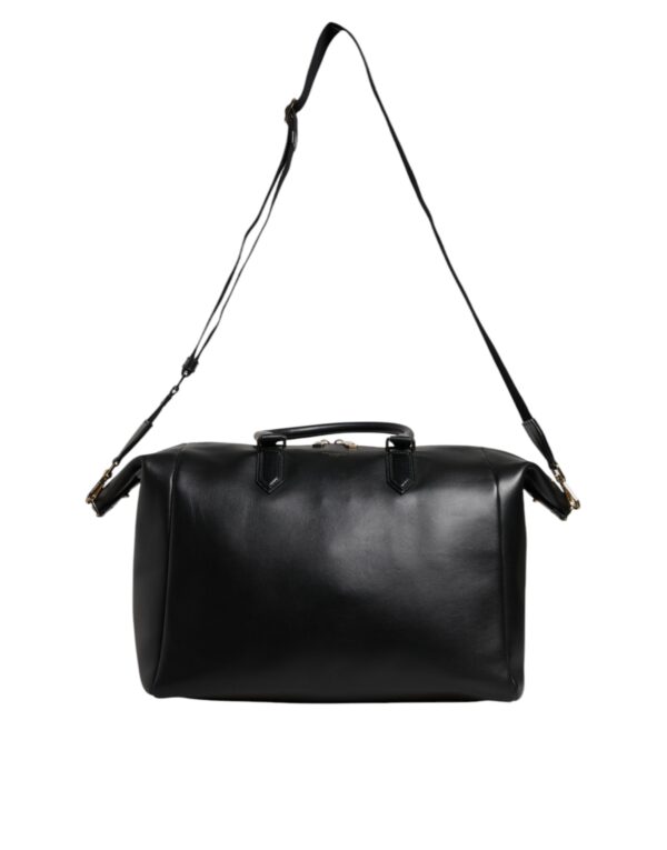 Dolce & Gabbana Black Calfskin Leather Hand Shoulder Duffle Bag - Image 2