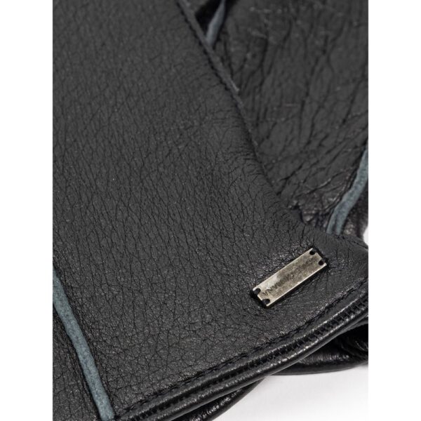 Dolce & Gabbana Gray Leather Clothing - Image 3