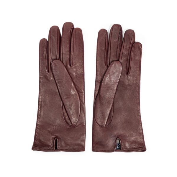 Dolce & Gabbana Burgundy Leather Clothing - Image 2