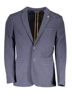 Gant Blue Cotton Men Jacket