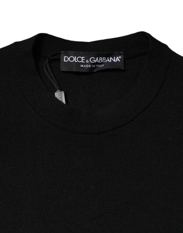 Dolce & Gabbana Black Long Sleeves Bodycon Sheath Dress - Image 4