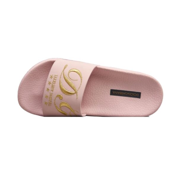 Dolce & Gabbana Pink Leather Sandal - Image 4