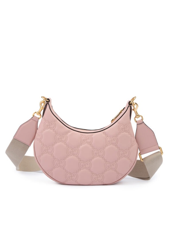Gucci Light Pink Leather Shoulder Bag - Image 4