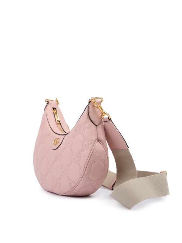 Gucci Light Pink Leather Shoulder Bag - Image 3