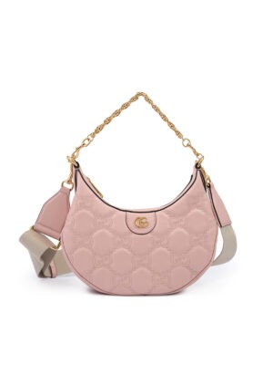 Gucci Light Pink Leather Shoulder Bag