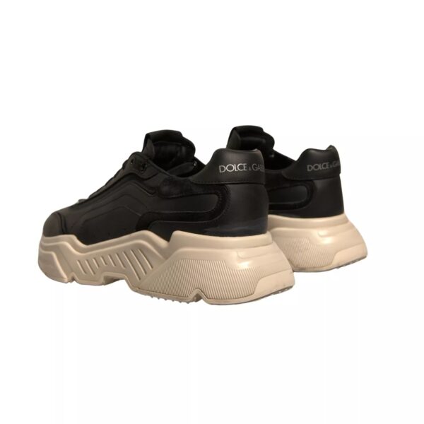 Dolce & Gabbana Black White Daymaster Low Top Sneakers Shoes - Image 5