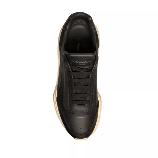 Dolce & Gabbana Black White Daymaster Low Top Sneakers Shoes - Image 6