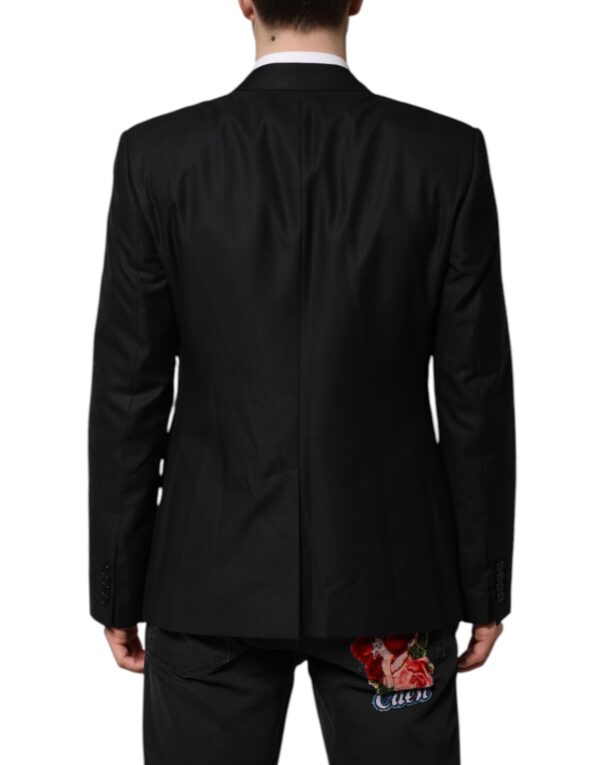 Dolce & Gabbana Black Single Breasted Suit 2 Piece Jacket - Image 4