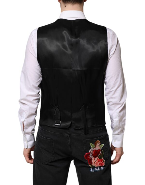 Dolce & Gabbana Black Single Breasted Suit 2 Piece Jacket - Image 7