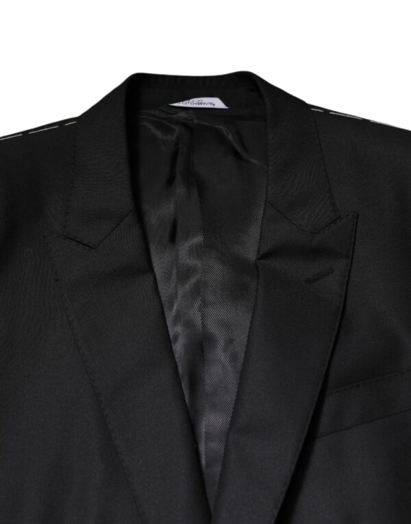 Dolce & Gabbana Black Single Breasted Suit 2 Piece Jacket - Image 8