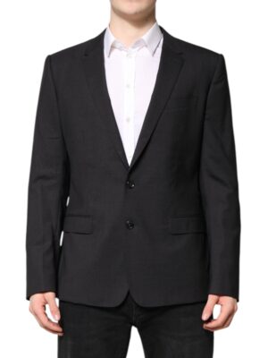 Dolce & Gabbana Dark Gray MARTINI Single Breasted Jacket