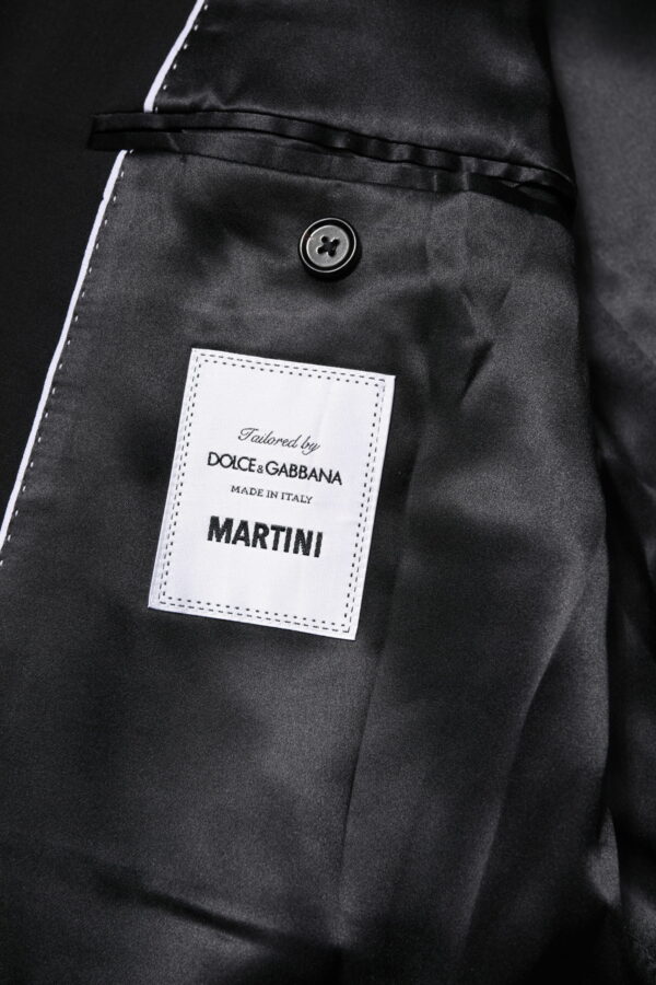 Dolce & Gabbana Black MARTINI Double Breasted Suit Jacket - Image 6