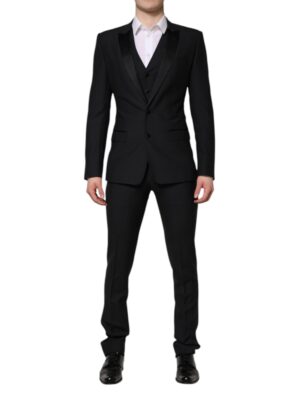 Dolce & Gabbana Dark Blue MARTINI 3 Pc Single Breasted Suit