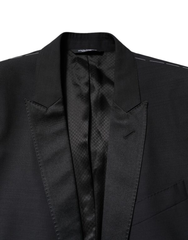Dolce & Gabbana Dark Blue MARTINI 3 Pc Single Breasted Suit - Image 8