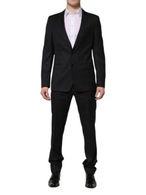Dolce & Gabbana Dark Gray MARTINI 2 Pc Single Breasted Suit