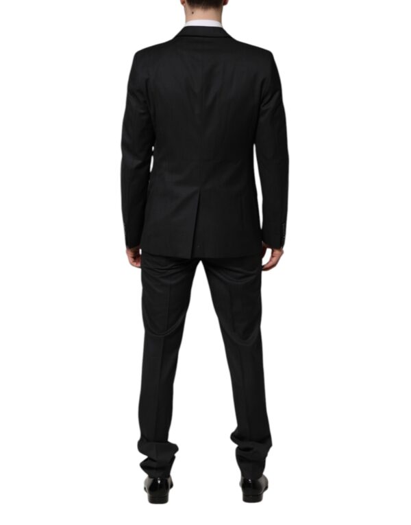 Dolce & Gabbana Dark Gray MARTINI 2 Pc Single Breasted Suit - Image 4