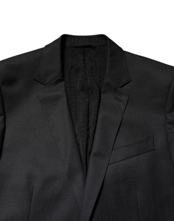 Dolce & Gabbana Dark Gray MARTINI 2 Pc Single Breasted Suit - Image 5