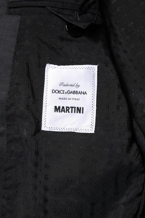 Dolce & Gabbana Dark Gray MARTINI 2 Pc Single Breasted Suit - Image 6