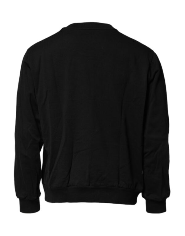 Dolce & Gabbana Black Logo Embroidery Sweatshirt Sweater - Image 4