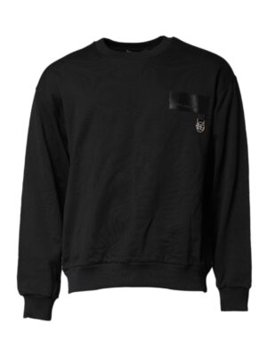 Dolce & Gabbana Black DG Logo Crew Neck Sweatshirt Sweater