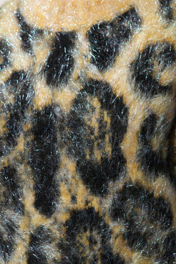 Dolce & Gabbana Multicolor Leopard Mohair Crew Neck Sweater - Image 7