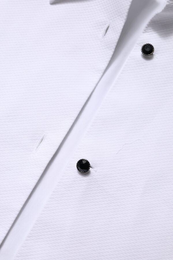 Dolce & Gabbana White Cotton Short Sleeves Collared Polo Top - Image 7