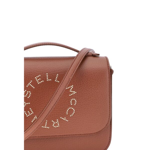 Stella McCartney Logo Flap Bag Eco Embossed Grainy Alter - Image 4